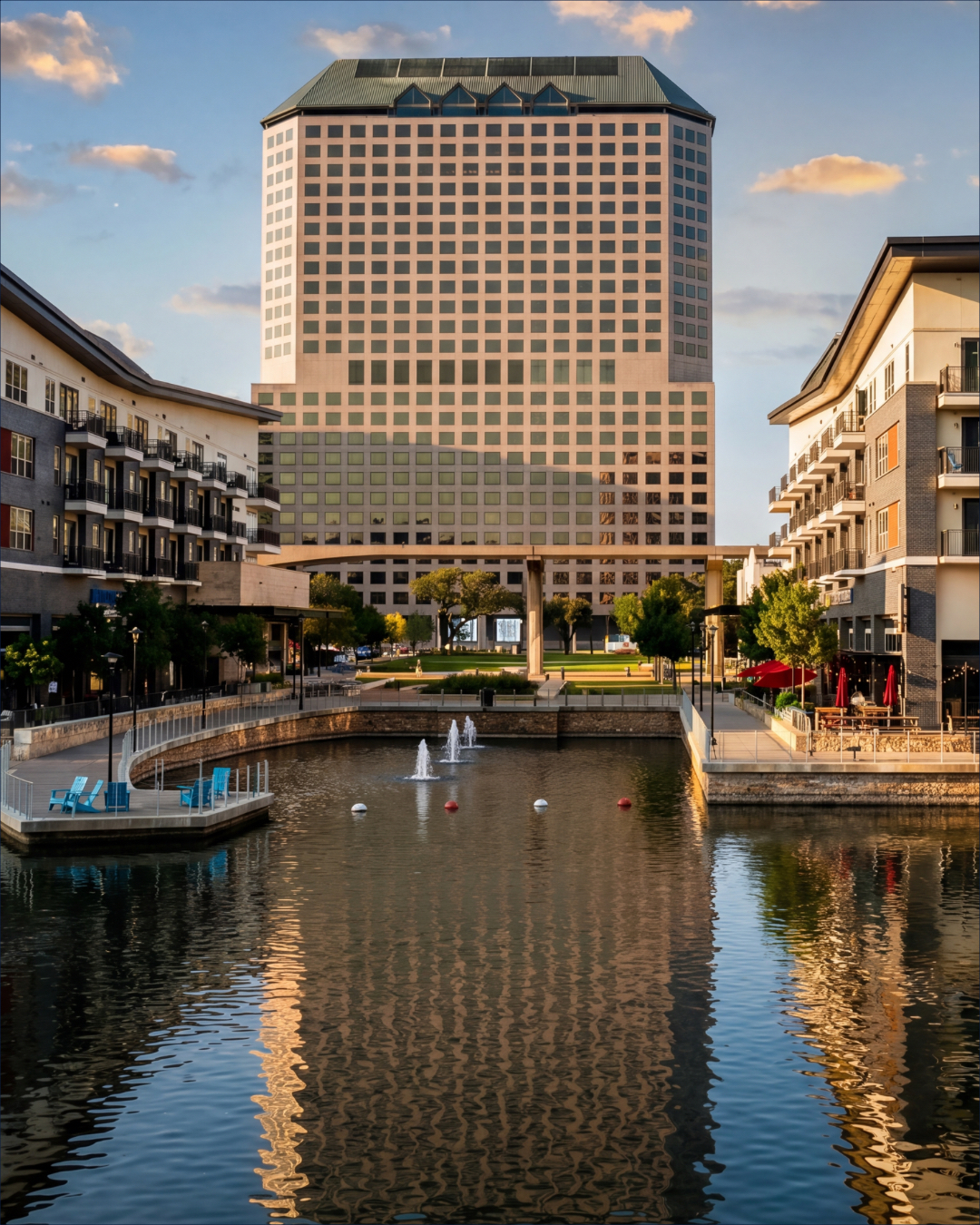 Las Colinas Water Street Irving TX real estate photography by F2 Visuals