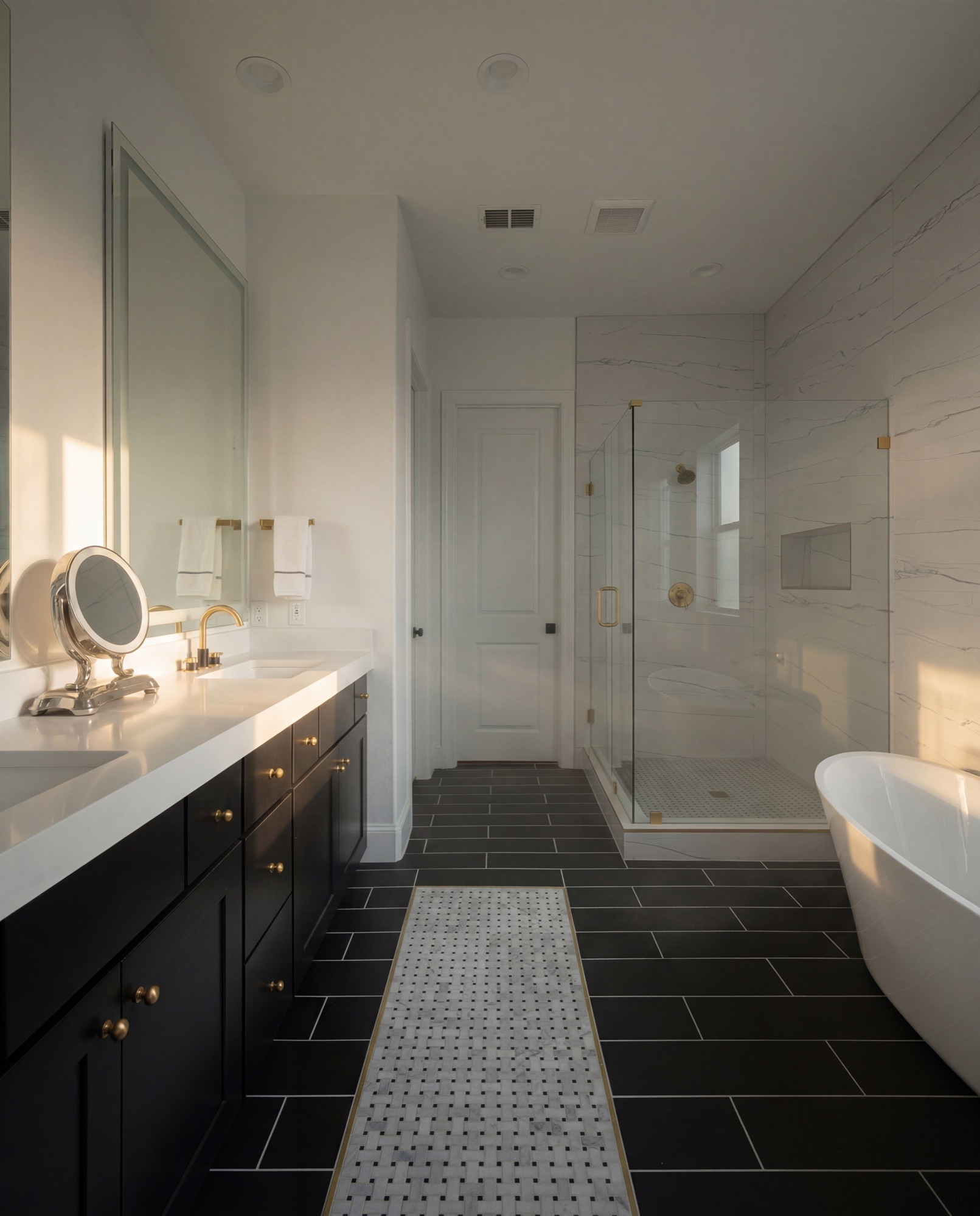 Lake Carolyn editorial bathroom Signature Edit — F2 Visuals